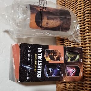 STAR TREK Spock Collectible Glass 2008